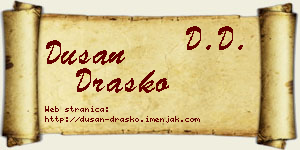 Dušan Draško vizit kartica